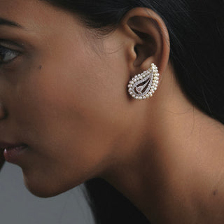 Pearl Maharaja Earring