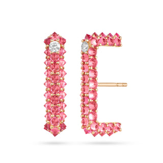 SPINEL ‘D’ EARRINGS