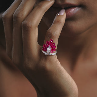 Ruby V Maharaja Ring