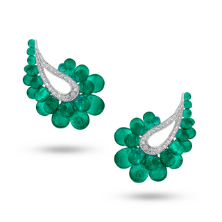 Emerald Maharaja Earring